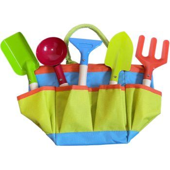 Dvěděti Garden Bag with Tools set de jucării