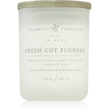 DW Home Charming Farmhouse Fresh Cut Flowers lumânare parfumată