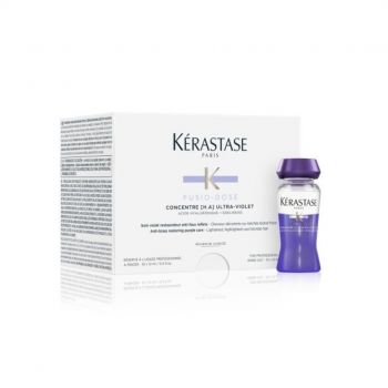 Kerastase - Fiole neutralizarea nuante de galben Fusio-Dose Conecntre Ultra Violet 10x12ml