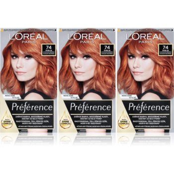 L’Oréal Paris Préférence culoare par ambalaj economic culoare 7.4 Mango Copper