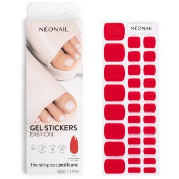 NEONAIL Easy On Gel Stickers folii autocolante pentru unghii pentru picioare
