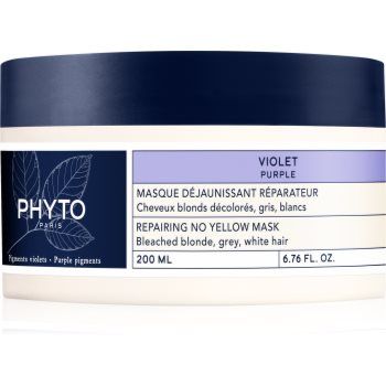 Phyto Violet masca pentru regenerare pentru parul blond cu suvite