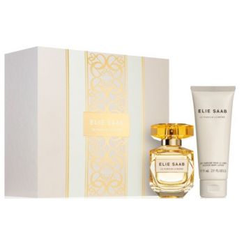 Set cadou Elie Saab Le Parfum Lumiere, Femei, Apa de Parfum, 50 ml + Lotiune de corp 75 ml