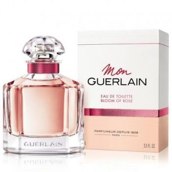 Set cadou Guerlain Mon Guerlain Bloom of Rose (Concentratie: Apa de Toaleta, Gramaj: 110 ml) ieftin