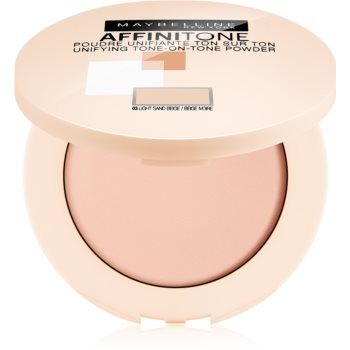 Maybelline Affinitone pudră unificatoare compactă