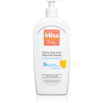 Mixa Baby 2 in 1 gel de dus si sampon pentru copii