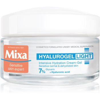 MIXA Hyalurogel Light crema de fata hidratanta cu acid hialuronic