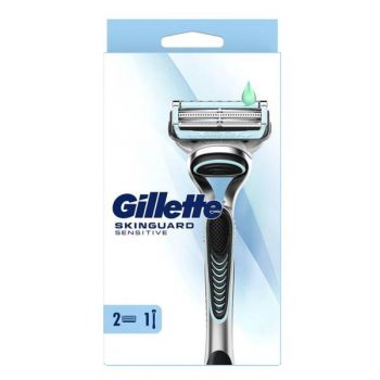 Aparat de Ras + 2 Rezerve - Gillette Skinguard Sensitive, 1 buc