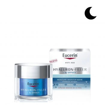 Booster de noapte cu efect triplu anti-imbatranire Hyaluron Filler Eucerin, 50 ml
