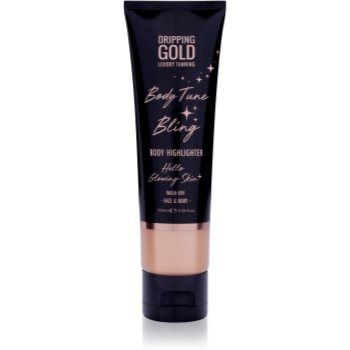 Dripping Gold Luxury Tanning Body Tune Bling crema de strălucire corp si fata