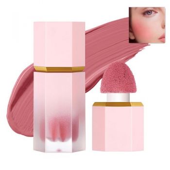 Fard de Obraz Lichid, Makeup, Romantic Matte, Color Bloom Liquid Blush, 105, 5.2 ml ieftin