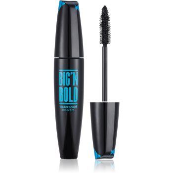 flormar Big'n Bold Waterproof mascara rezistent la apă pentru alungirea genelor