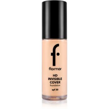 flormar HD Invisible Cover Foundation Machiaj usor cu efect de luminozitate SPF 30