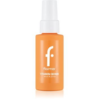 flormar Vitamin Bomb Serum&Primer ser cu efect iluminator cu vitamine B, C, E de firma originala