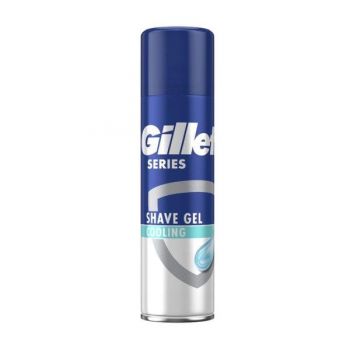 Gel de Ras pentru Piele Sensibila cu Eucalipt - Gillette Series Shave Gel Cooling, 200 ml
