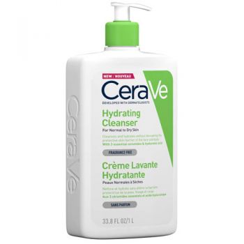 Gel de spalare hidratant Cerave pentru piele normal-uscata (Gramaj: 1000 ml, Concentratie: Gel de curatare)