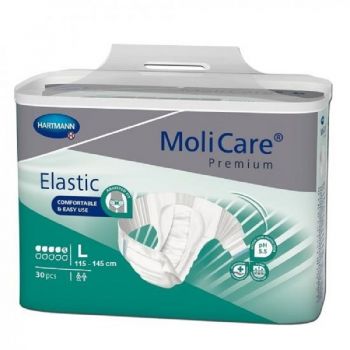 HARTMANN MOLICARE PREMIUM ELASTIC 5 PICATURI L X 30BUC