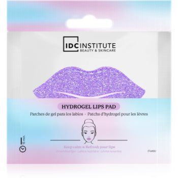 IDC Institute Glitter Lip Purple mască cu hidrogel pentru buze
