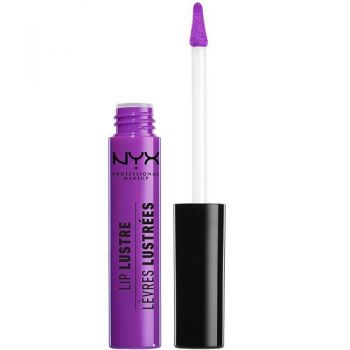 Luciu de buze, NYX Professional Makeup, Lip Lustre Glossy Lip Tint, 07 Violet Glass, 8 ml de firma original