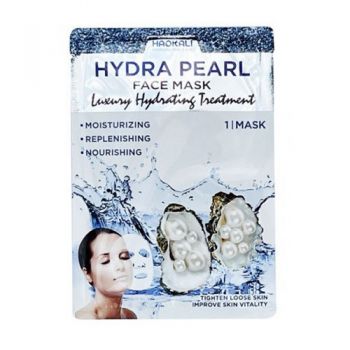 Masca de fata hidratanta, tip servetel, cu extract de perle, Wokali, Hydra Pearl, 30 ml de firma originala