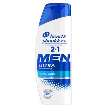 Sampon Antimatreata pentru Barbati - Head&Shoulders Men 2in1 Ultra Total Care With Sea Minerals, 330 ml