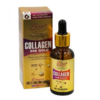 Ser de fata cu colagen si aur de 24 K, Liru, Collagen 24K Gold, 30 ml