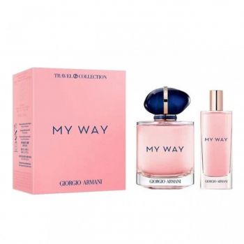 Set cadou Armani My Way, Femei, Apa de Parfum, 90 ml + 15 ml de firma original