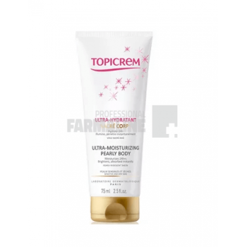 Topicrem Pearly Lapte corp ultra hidratant cu particule stralucitoare 75 ml