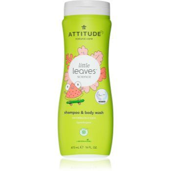 Attitude Little Leaves Watermelon & Coco gel si sampon pentru bebelusi