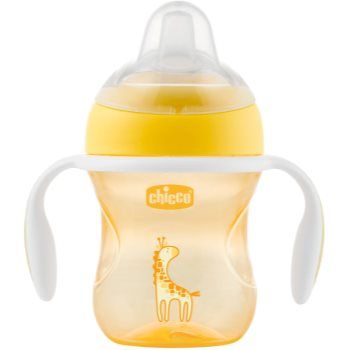 Chicco Transition Cup Yellow ceasca cu mânere