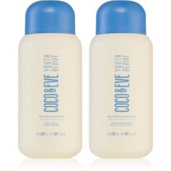 Coco & Eve Youth Revive Pro Youth Hair Duo Kit set pentru un par stralucitor si catifelat