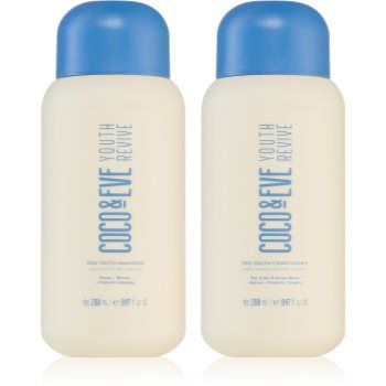 Coco & Eve Youth Revive Pro Youth Hair Duo Kit set (pentru un par stralucitor si catifelat)