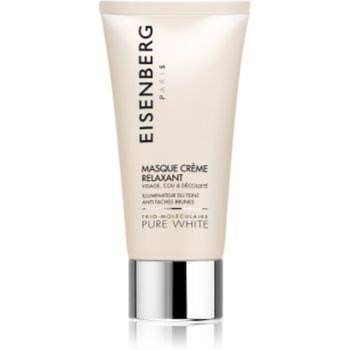 Eisenberg Pure White Masque Crème Relaxant masca de hidratare si luminozitate impotriva petelor de firma originala