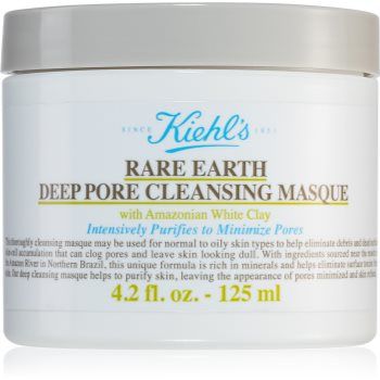 Kiehl's Rare Earth Deep Pore Cleansing Mask masca pentru curatare profunda pentru diminuarea porilor