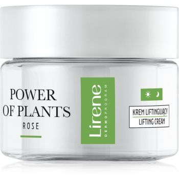 Lirene Power of Plants Rose crema cu efect de lifting cu efect de netezire