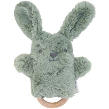 O.B Designs Bunny Soft Rattle Toy jucărie de pluș cu zornăitoare