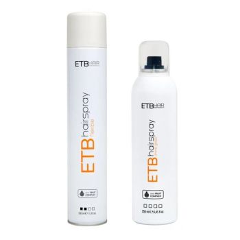 Pachet Fixativ De Păr Profesional si Spray pentru Stralucirea Parului ETB Hair Professional