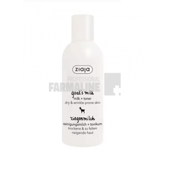 Ziaja Goat's Milk Lapte demachiant si tonic 200 ml ieftin