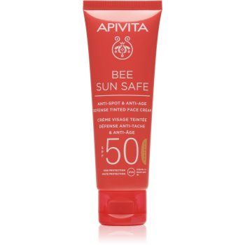 Apivita Bee Sun Safe crema de fata cu efect de protectie SPF 50 de firma originala