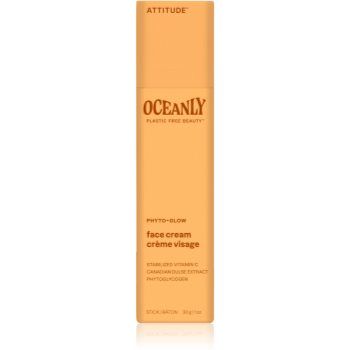 Attitude Oceanly Face Cream cremă solidă cu efect de iluminare cu vitamina C