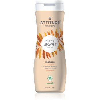 Attitude Super Leaves Volume & Shine sampon natural cu efect detoxifiant