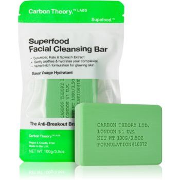 Carbon Theory Facial Cleansing Bar Superfood sapun pentru curatarea fetei