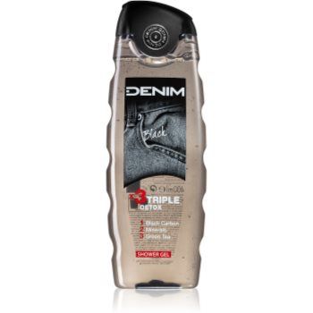 Denim Black gel de duș pentru bărbați ieftin