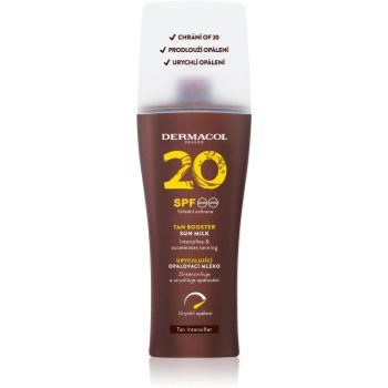 Dermacol Sun Tan Booster Lotiune cu protectie solara pentru accelerarea bronzului SPF 20