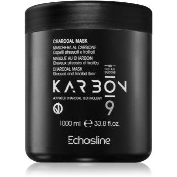 Echosline CHARCOAL Mask Masca de par cu cărbune activ