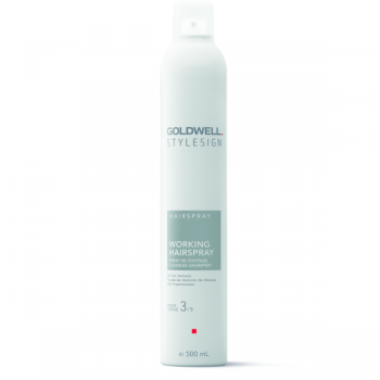 Fixativ de par Goldwell StyleSign Working Hairspray fixare medie si stralucire 500 ml