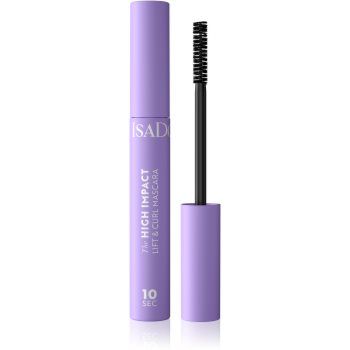 IsaDora 10 Sec High Impact Lift & Curl mascara cu rotatie pentru o buna definire a genelor