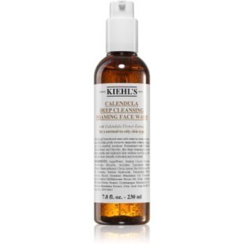 Kiehl's Calendula Deep Cleansing Foaming Face Wash gel pentru fata pentru curatare profunda ieftina