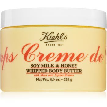 Kiehl's Creme de Corps Soy Milk & Honey Whipped Body Butter unt pentru corp unt de shea