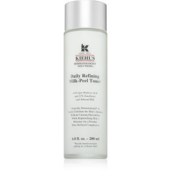 Kiehl's Daily Refining Milk-Peel Toner tonic exfoliant delicat pentru toate tipurile de ten, inclusiv piele sensibila de firma originala